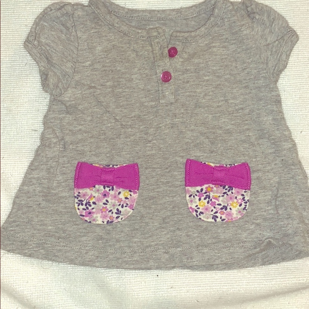 Baby girl Grey shirt
